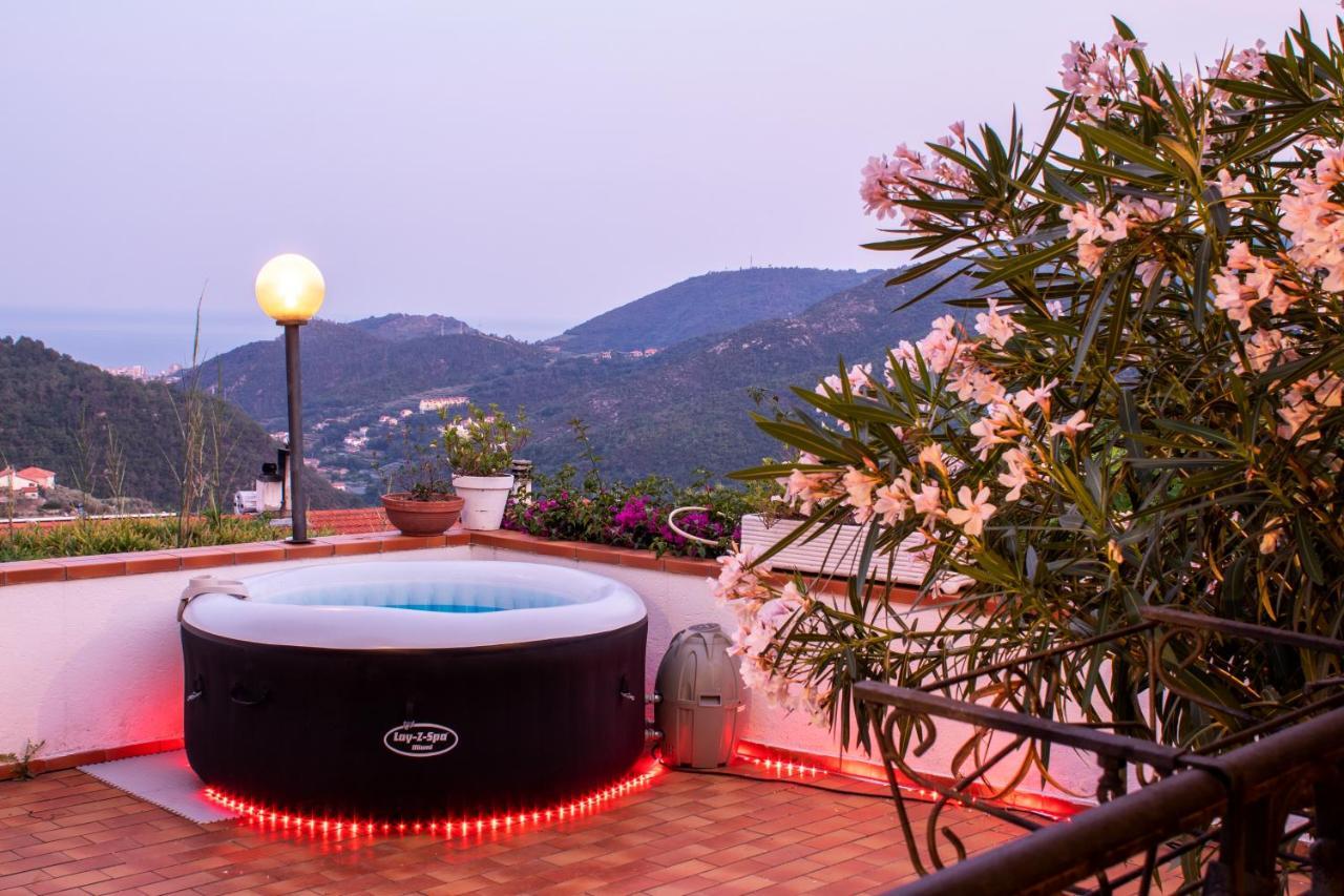 Ampi Terrazzi E Parcheggio - Relax In Villa Bardino Nuovo Exterior foto